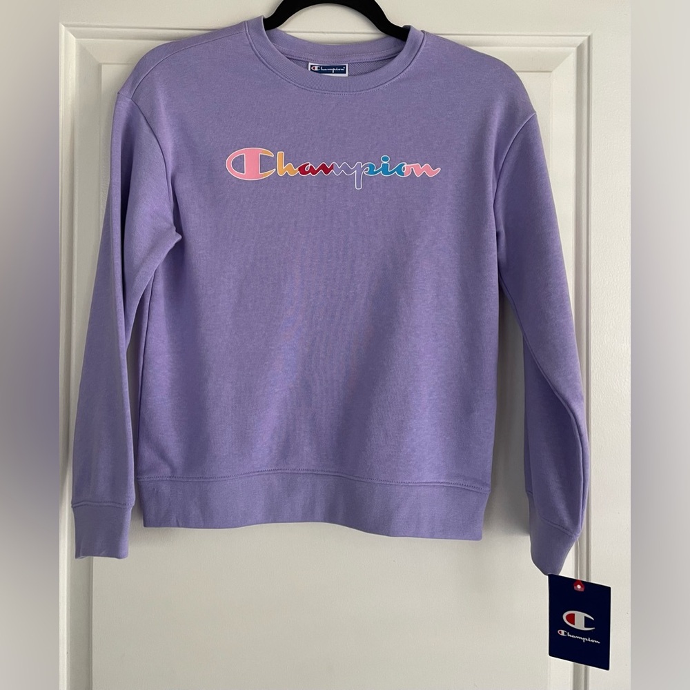 Champion Girl’s Lavender Crewneck